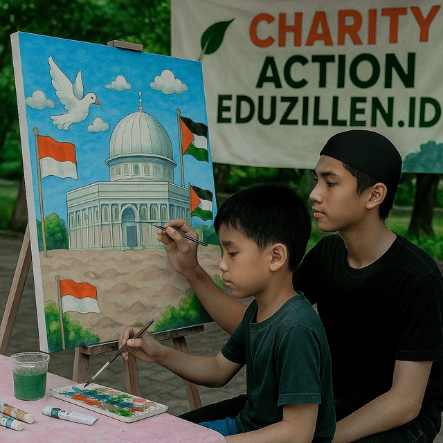 Cheerful Color Charity Action for Palestine