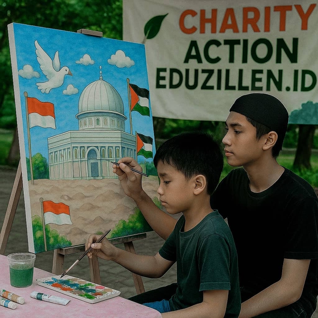 Cheerful Color Charity Action for Palestine