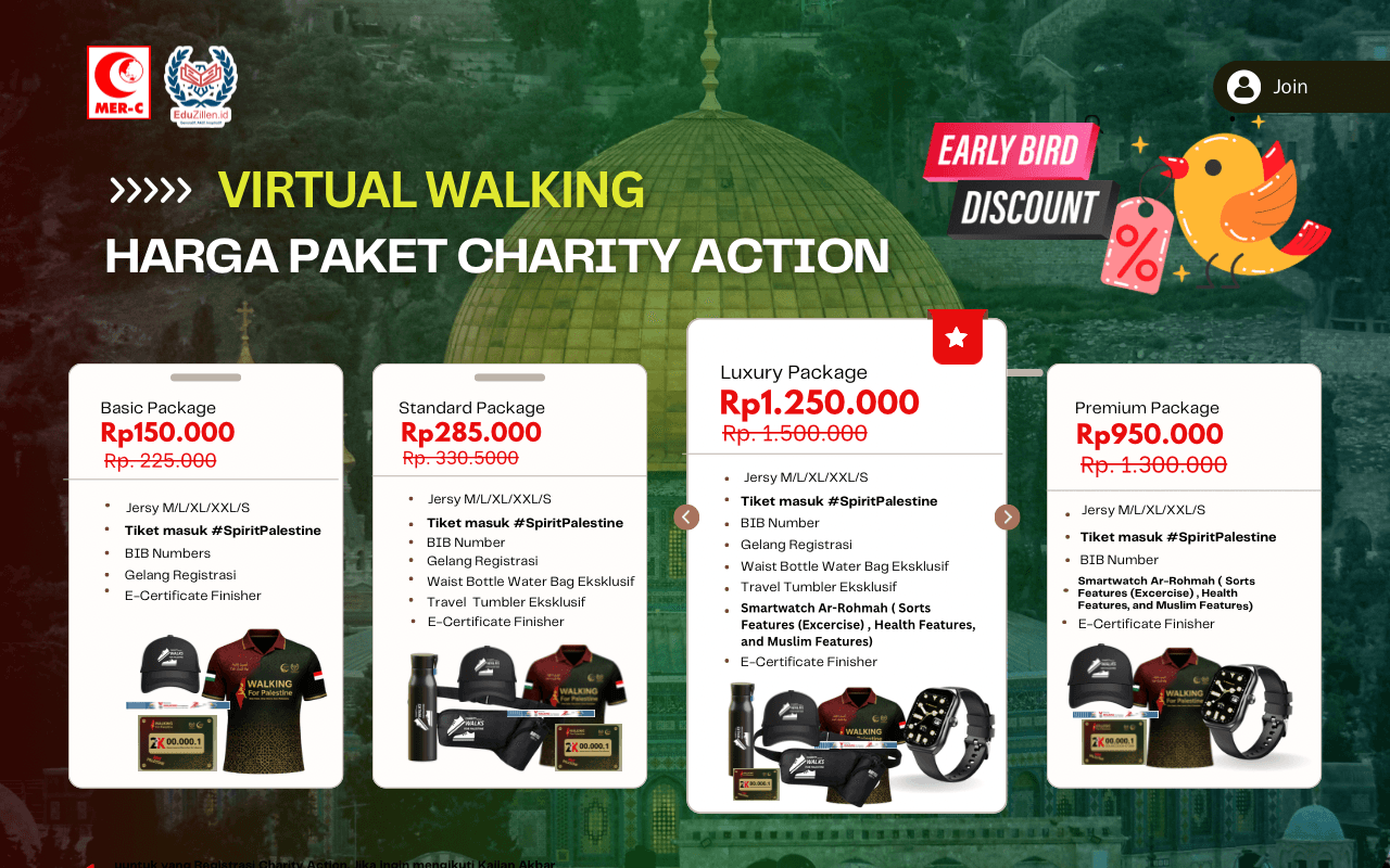 Paket Walking for Humanity