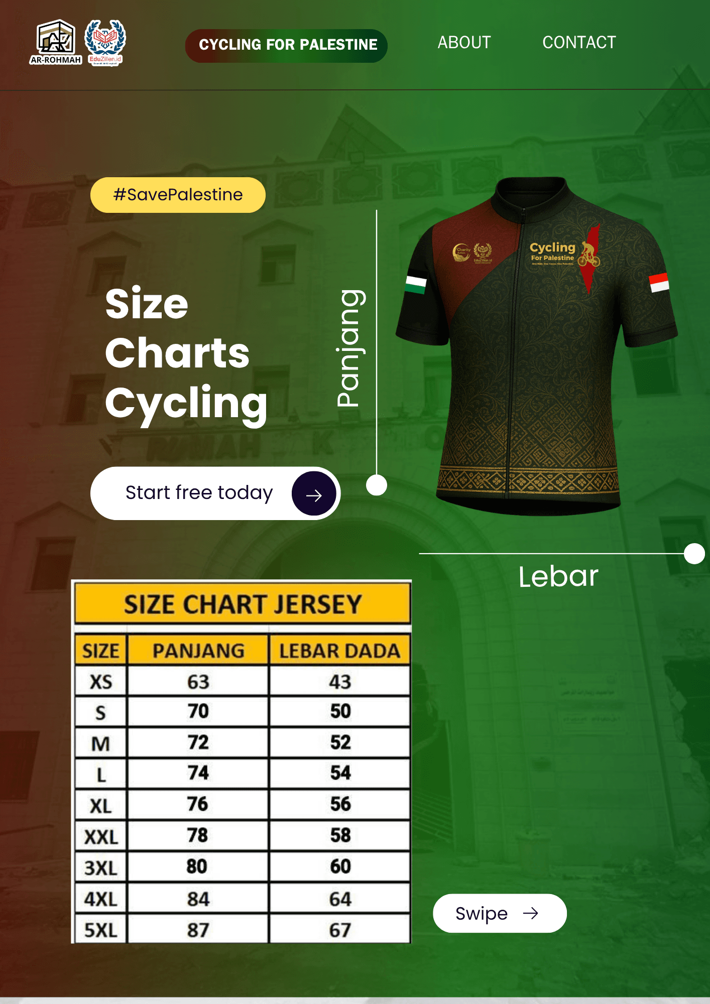 Jersey Cycling for Humanity