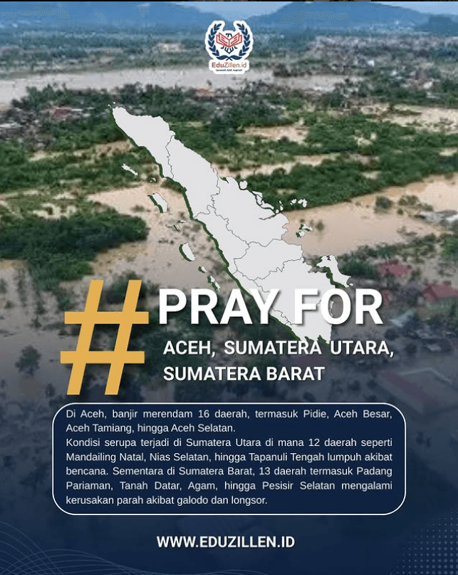 Pray For Aceh, Sumatera Utara, Sumatera Barat